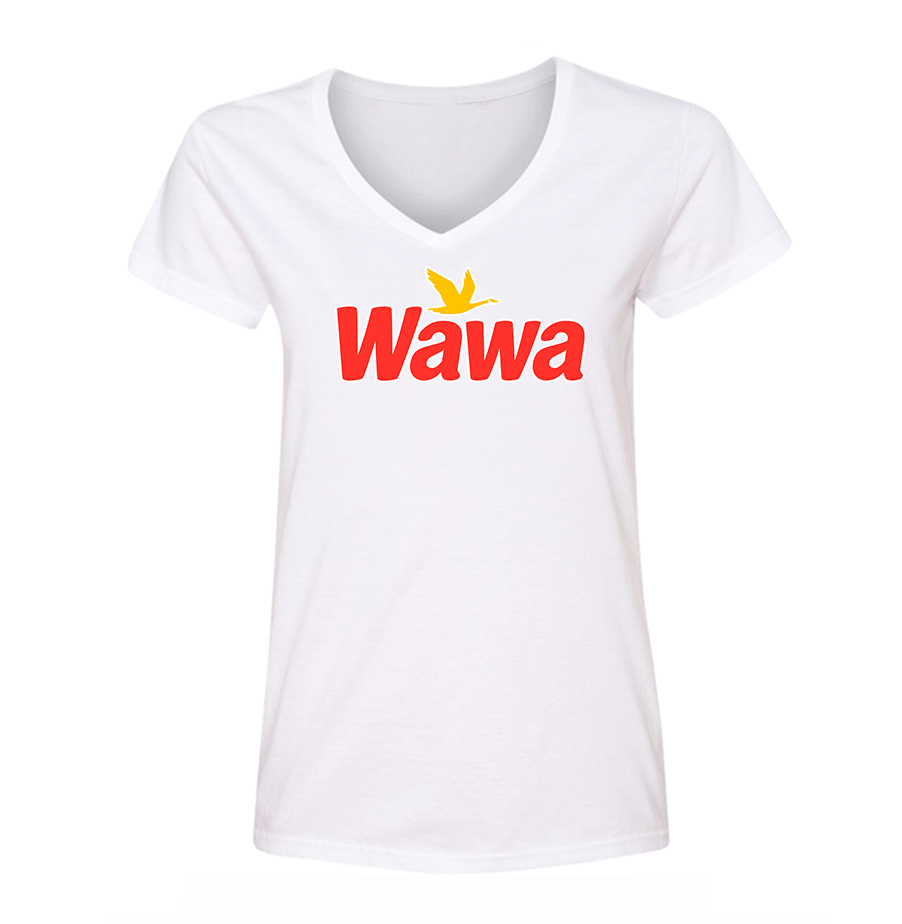 Women's  Wawa Gas Station V-Neck T-Shirt